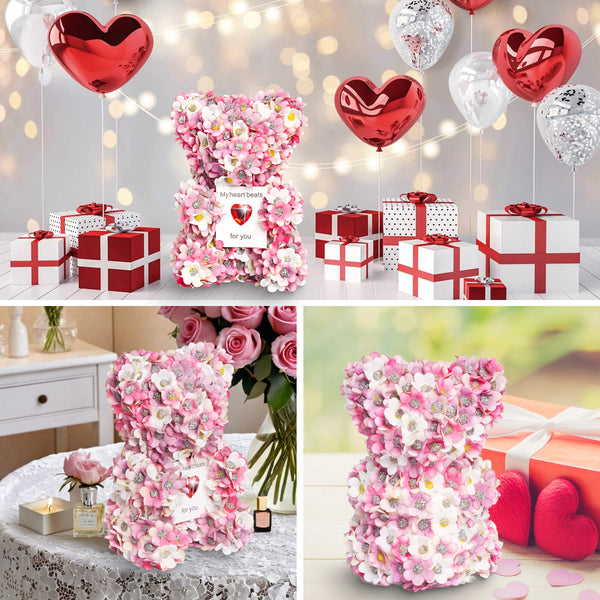 Handgemaakte Valentijnsdag rozenbeer – Perfect cadeau van liefde 🌹🐻❤️